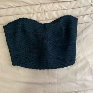 Express Black Textured Top